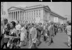 [Marchers with "Medical Committee for Civil Rights" banner at the March on Washington, 1963]