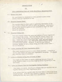 "Instructions on the Administration of Your Political Organization"