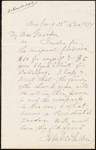 Thumbnail for Letter from John Greenleaf Whittier, Amesbury, [Mass.], to William Lloyd Garrison, 28th [April] 1879