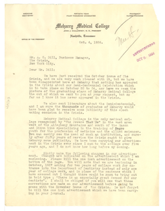 Letter from John J.Mullowney to A. G. Dill