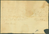 Bill of sale for a slave bought by Dr. Benjamin Rush Jones from Eliza Jones.