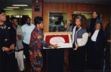 Terry McMillan presented with a cake