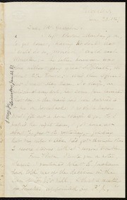 Letter to] Dear Mr. Garrison [manuscript