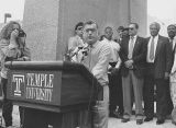 Rally at Bell Tower concerning racial issues