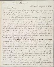 Letter to] Esteemed Friend [manuscript