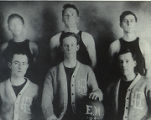 John Henry "Red Man" Fowler and the East Hampton Basketball Team, 1909