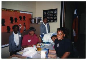 Woman with Eastside Boys and Girls Club Children