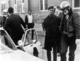 Black Panther Chauncey Booker being arrested at Cole Junior High School