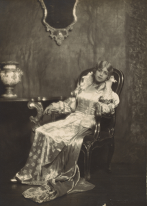 Lillian Evanti wears opera costume from Rigoletto.