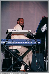 Eric Willis playing the keys