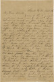 Letter from Mary Ann and Alex Hall at Sand Hill, Alabama, to their son, Alex ("Ellick").