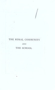 The rural community and the school : the message of negro & other American schools for India / by Stephen Ganugapati Krishnayya