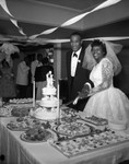 The Johnsons wedding cake, Los Angeles, 1962