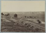 Rear view of Fredericksburg, Va. Confederate fortifications in foreground