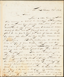 Letter from Henry Egbert Benson, Prov[idence, Rhode Island], to William Lloyd Garrison, 1834 February 23d