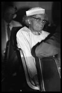 Emma Berdis Jones Baldwin (James Baldwin's mother) in the audience at James Baldwin's birthday celebration