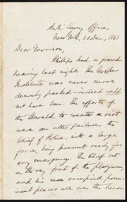 Letter to] Dear Garrison [manuscript