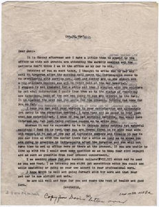 Two Letters from Dr. Edwin D. Moten to Don Moten and Walter Davis, October 10, 1943