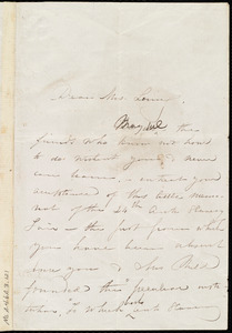 Draft of letter from Maria Weston Chapman, [Boston, Mass.], to Louisa Gilman Loring, [1857]