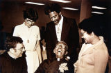 Honoring Father DuKette at the Dedication of the DuKette Intercultural Center, Flint, Michigan, 1978