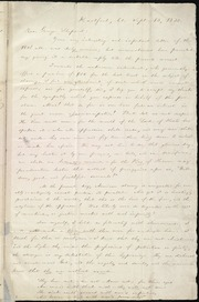 Letter to] Rev. George Shepard [manuscript