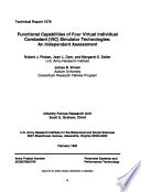 Functional capabilities of four virtual individual combatant (VIC) simulator technologies : an independent assessment