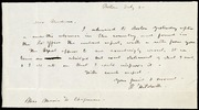 Letter to] Dear Madam [manuscript