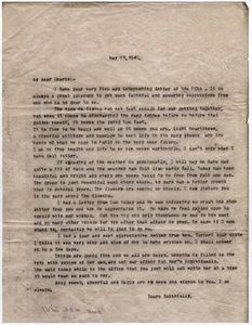 Letter from Dr. Edwin D. Moten to Josephine Bramlette, May 21, 1942