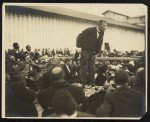 [Booker T. Washington speaking on a raised platform in Mound Bayou, Mississippi]