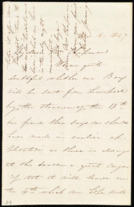 Thumbnail for Letter from Isabel Jennings, [Cork, Ireland], to Maria Weston Chapman, Nov. 16, 1847