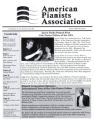 American Pianists Association newsletter, Summer 2001