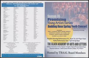 Program: Budding Rose Spring Youth Concert