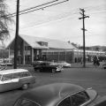 People outside New Pilgrim Baptist Church in Birmingham, Alabama, during the annual Men's Day celebration.