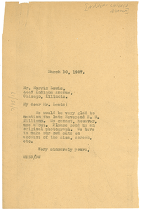 Letter from W. E. B. Du Bois to N.A.A.C.P. Chicago Branch