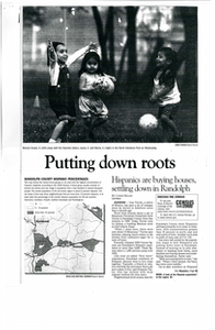 Article about the expanding Latino community in Randolph County
