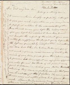 Letter from John Emery Fuller, Boston, to Amos Augustus Phelps, Dec 17-1835