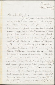 Letter to] Dear Mr. Garrison [manuscript