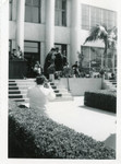 Carroll Pitts, Jr. receiving degree at George Pepperdine College