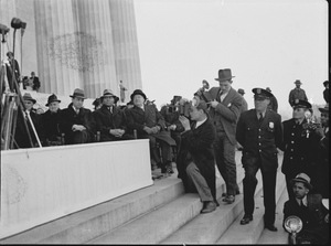 Marian Anderson at Lincoln Memorial (series), #143 : cellulose acetate photonegative