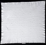 1849 Elspeth Duigan's White-work Quilted Counterpane