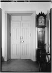 12.   October 2, 1960 DOOR DETAIL (WEST WALL MAIN ROOM) - Colton Hall &amp; Jail, Pacific Street, between Madison &amp; Jefferson Streets, Monterey, Monterey County, CA