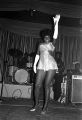 Dancer performing on stage with Bobby Moore and the Rhythm Aces at the Laicos Club in Montgomery, Alabama.