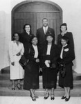 Group outside of St. John's Methodist Church