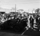 Marchers on Alabama Avenue in downtown Selma, Alabama, at the start of the Selma to Montgomery March.