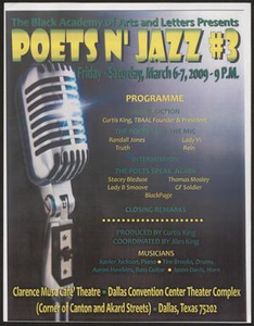 Program: Poets n' Jazz #3