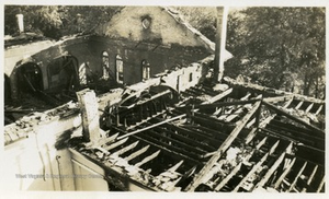 Anthony Hall after Fire, Storer College, Harpers Ferry, W. Va.