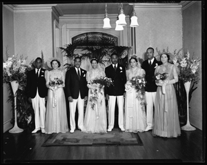 Scurlock Double Wedding [from negatives] [black-and-white cellulose acetate photonegative]