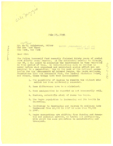 Letter from W. E. B. Du Bois to New York Times