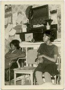 Laura Strong and Charleane Hill Cobb (l. to r.), civil rights workers in norther Mississippi