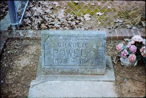 Grave of Charlie Powell, Marshall